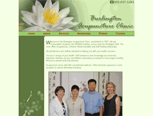 Tablet Screenshot of burlingtonacupuncture.ca
